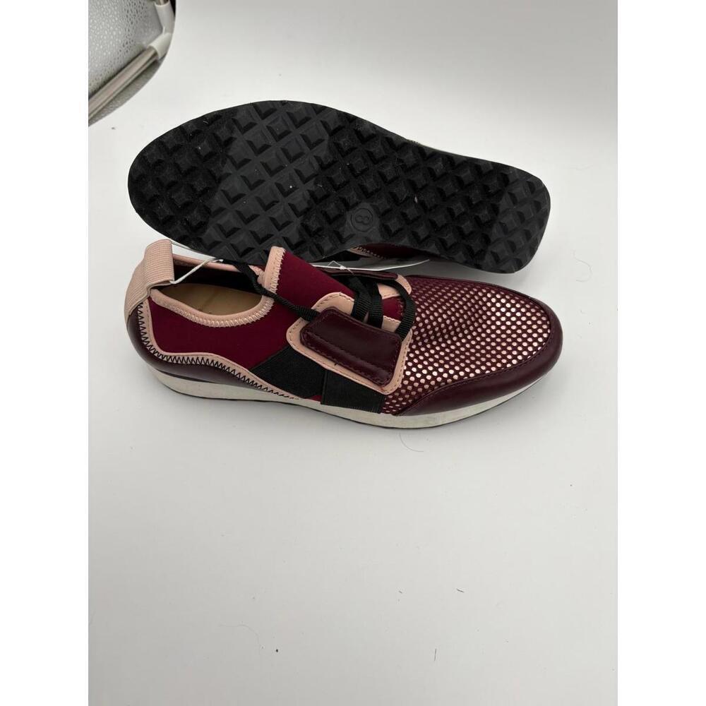 New With Tags 30$ retail Burgundy Sneakers Shoes Time and Tru woman’s Size 8 - Picture 5 of 5